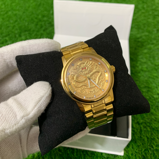Premium Aura Embossed Watch - Limited Edition