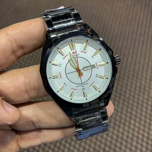 Classic Chain Watch Black-V 010 LE